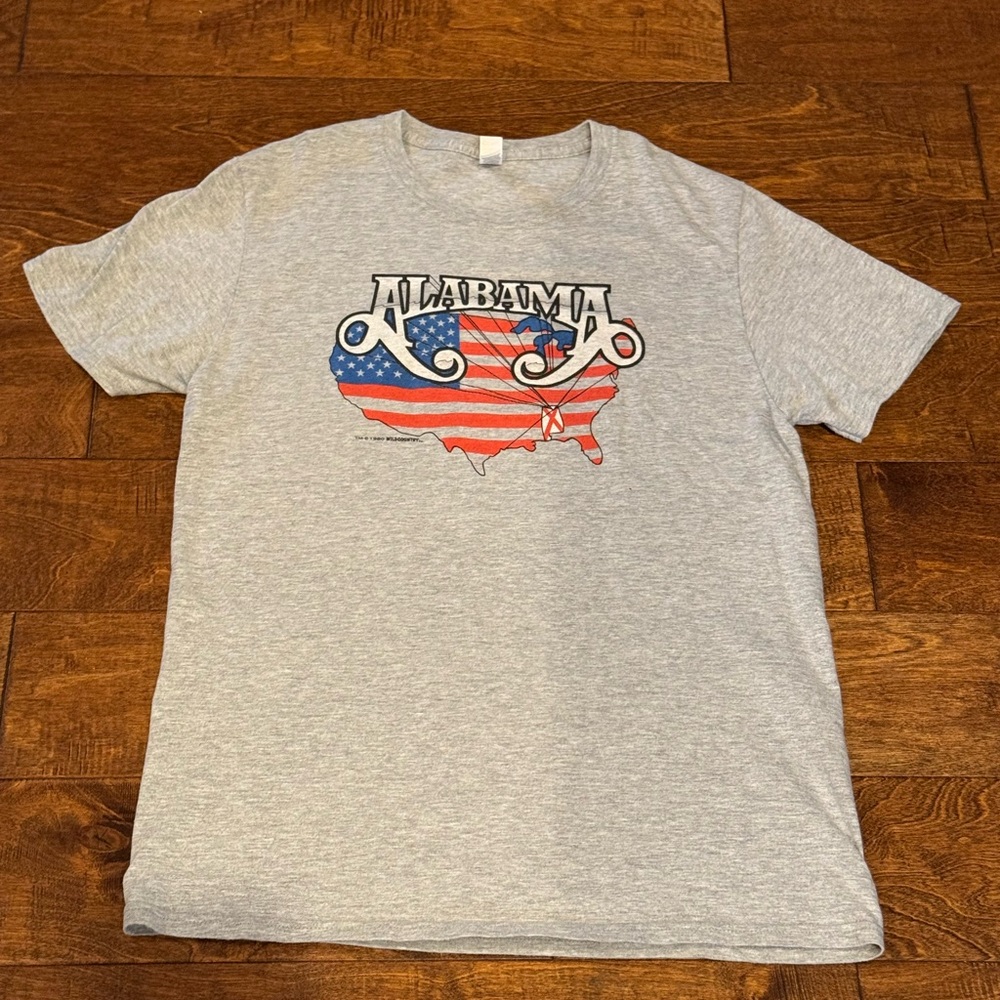 Alabama Band Graphic T-Shirt “Mountain Music Tour”  1982  VTG medium